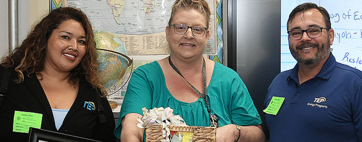 Tucson Electric Power: TEP Honors Exceptional Teacher Who Inspires Energy Conservation